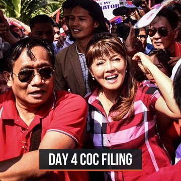 More updates from the 4th day of filing of certificates of candidacy at the Commission on Elections