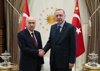 Erdoğan-Bahçeli Görüşmesi Başladı