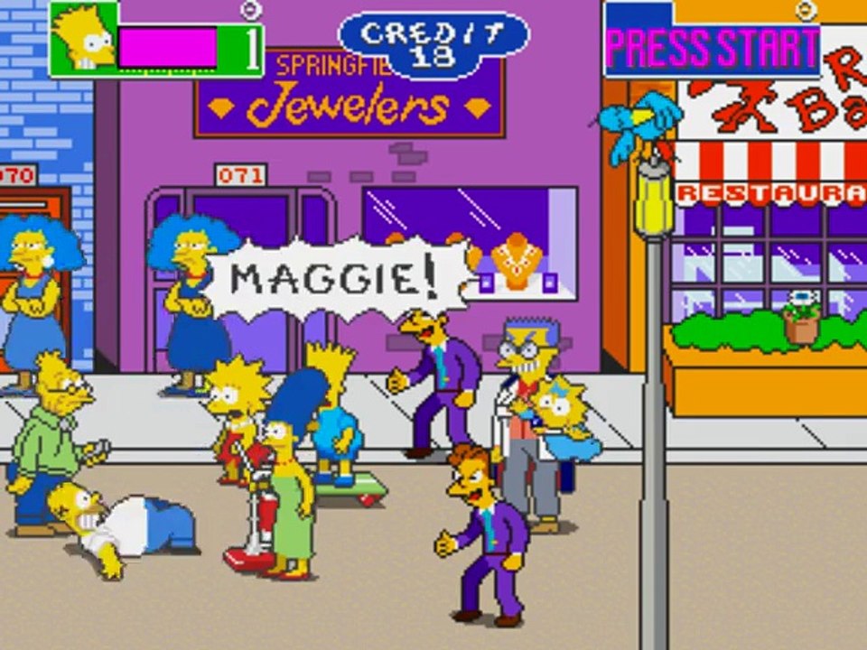 THE SIMPSONS ARCADE GAME (MAME)
