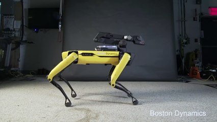 Un robot de Boston Dynamics Danse