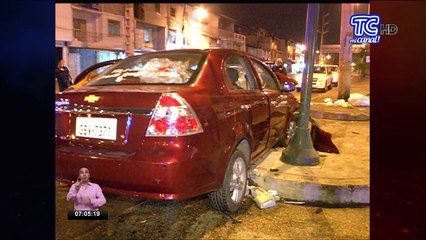 Fuerte accidente dejó tres heridos en el sur de Guayaquil