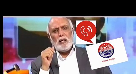 News analyst Haroon Rasheed threatens an honest police officer