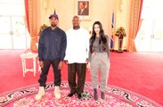 Kanye West and Kim Kardashian Met With the President of Uganda