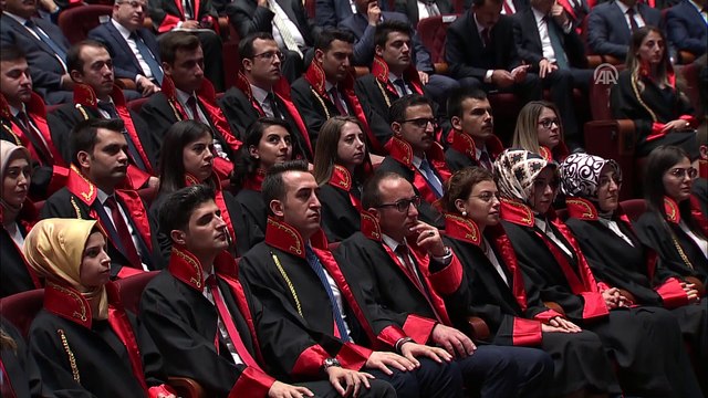 Cumhurbaşkanı Erdoğan: '(FETÖ) Terör örgütünün diğer kurumlarımızdaki uzantıları gibi adalet teşkilatımızdaki militanlarının da kökünü kazıyoruz' - ANKARA