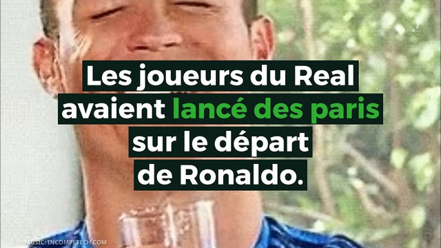 Les joueurs du Real ont parié sur le départ de Ronaldo