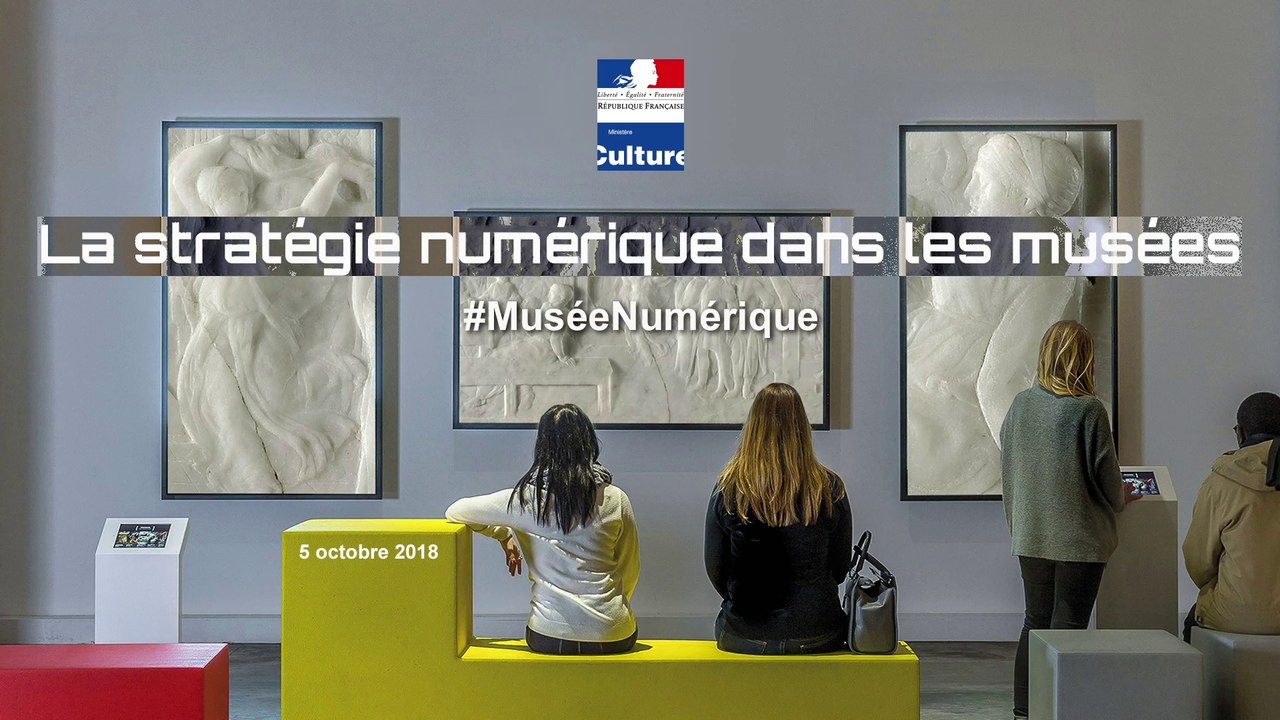 Présentation de la journée professionnelle "La stratégie numérique dans les musées" du 5 octobre 2018