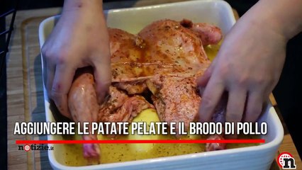 VIDEO RICETTA- POLLO ALLA GRECA - in cucina con Notizie.it