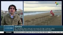 Tormenta Leslie sale de Cataluña sin dejar víctimas mortales