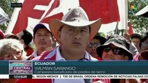 Ecuador: campesinos rechazan posible decomiso de más de 20 hectáreas