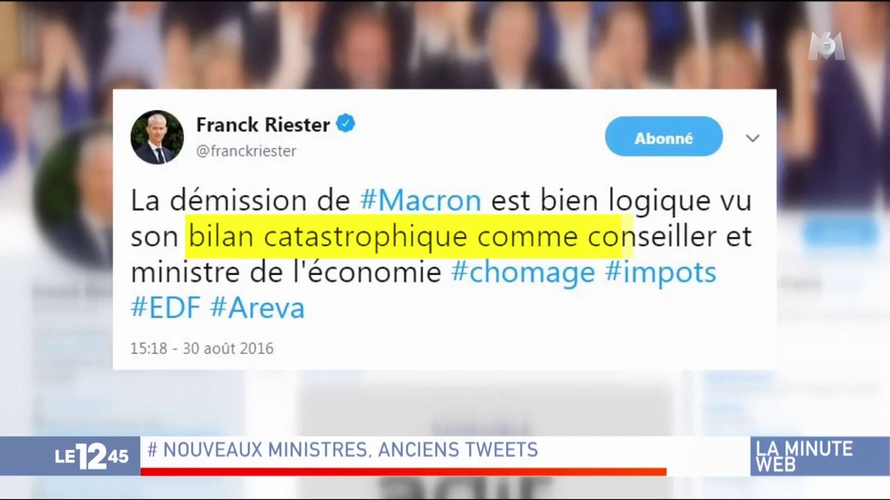Remaniement : quand les nouveaux ministres critiquaient Emmanuel Macron !