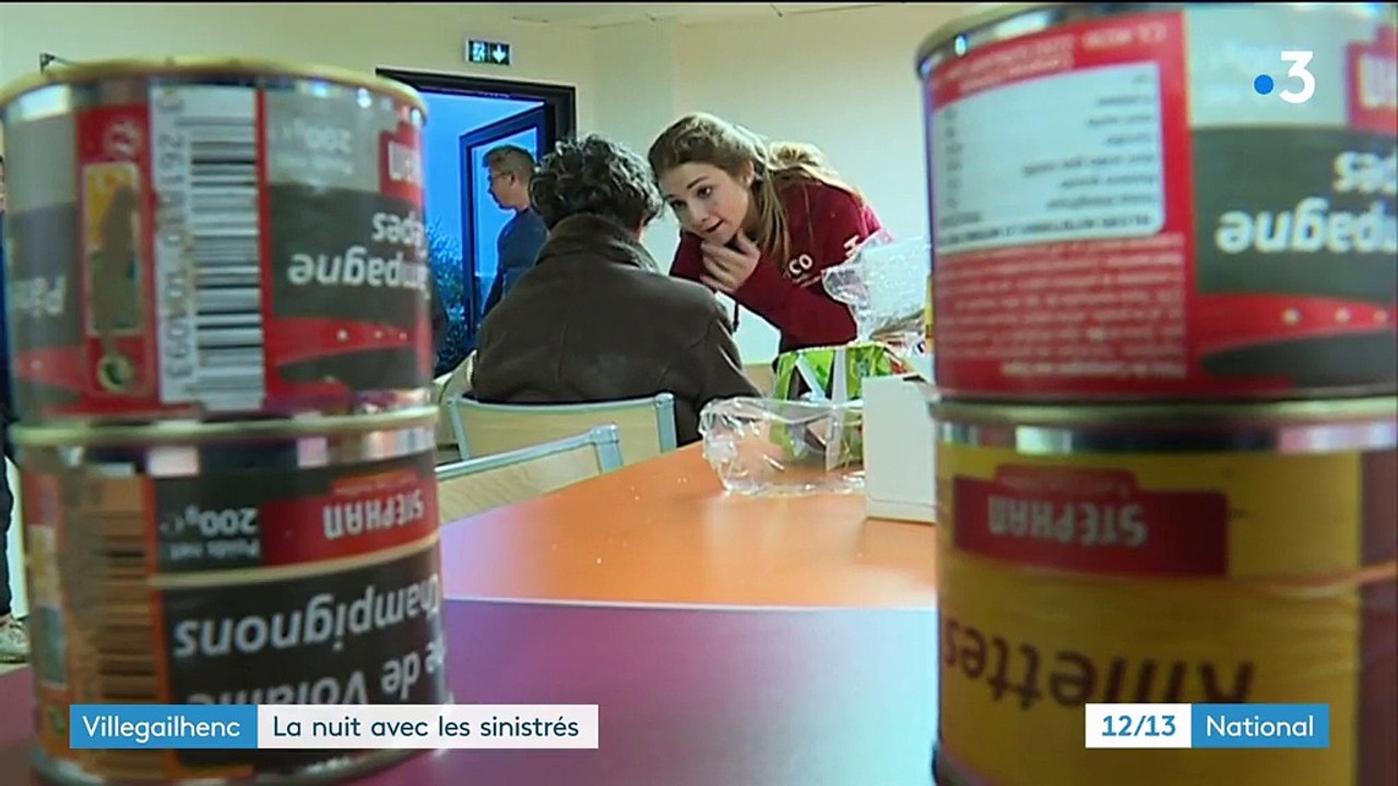 Inondations dans l'Aude : à Villegailhenc, une nuit avec les sinistrés