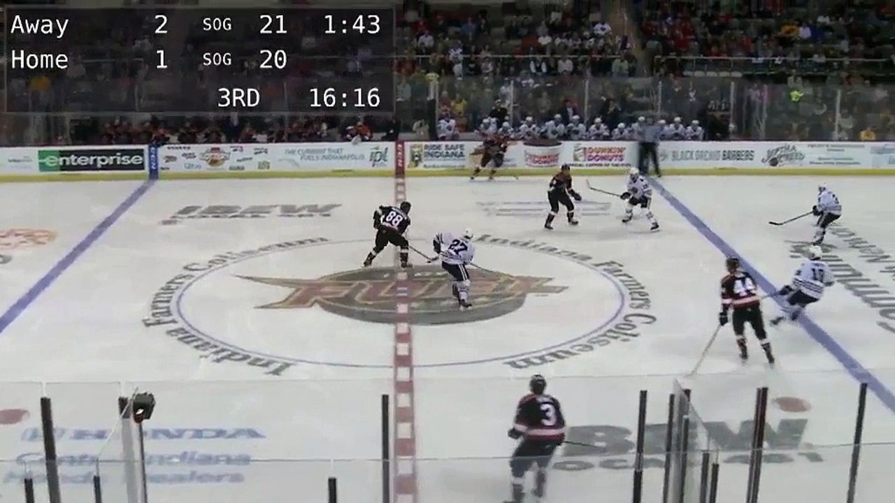 ECHL Fort Wayne Komets 3 at Indy Fuel 1
