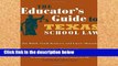 Library  The Educator s Guide to Texas School Law: Eighth Edition