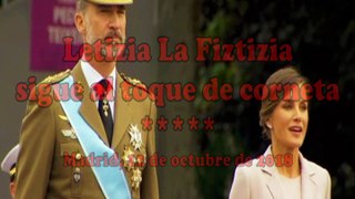 Letizia La Fiztizia sigue al toque de corneta