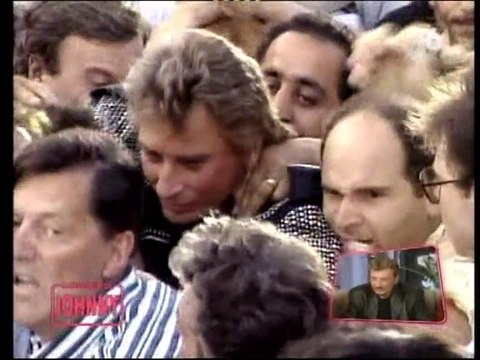Johnny Hallyday commente son entrée au Parc des Princes 1993
