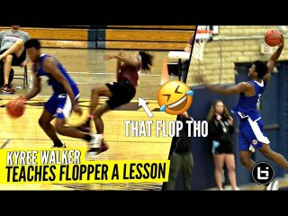 Kyree Walker Teaches Flopper A Lesson  Hillcrest DOMINATES Opposing Team!!