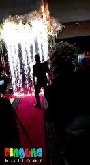 Wedding party decorations on fire, Failed