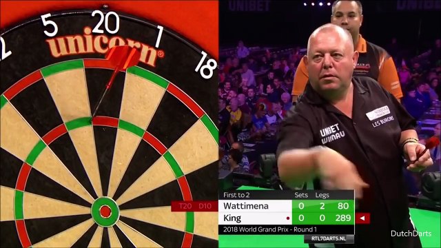 Jermaine Wattimena vs Mervyn King | Round 1 | World Grand Prix Darts 2018