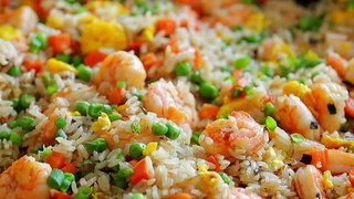 Shrimp Fried Rice (FIRST video in the NEW KITCHEN!!)RECIPE:  Makeup and Hair by: Fancy Pants Hair