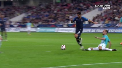 Houssem Aouar ouvre le score pour les Bleuets