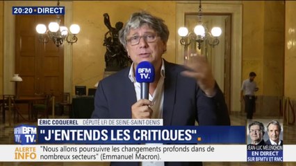 Allocution d'Emmanuel Macorn: Eric Coquerel "s'est demandé à quoi cette interview servait"