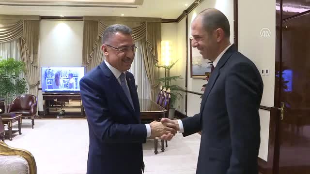 Cumhurbaşkanı Yardımcısı Oktay, KKTC Heyetini Kabul Etti
