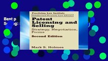 Best product  Patent Licensing and Selling: Strategy, Negotiation, Forms