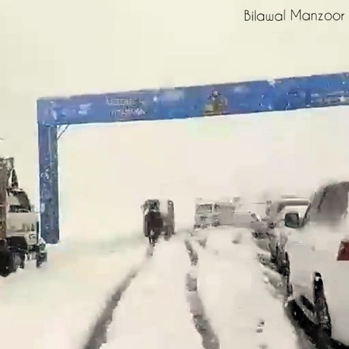 snowfall  Naran & Kaghan Valley Pakistan