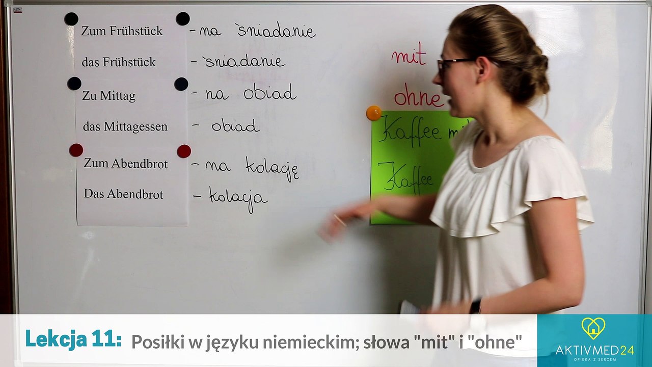 Lekcja 11: Posiłki w języku niemieckim