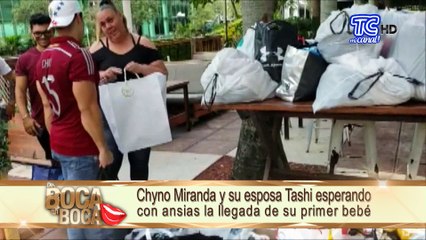 Chyno Miranda y su esposa Tasha esperando con ansias la llegada de su primer bebé