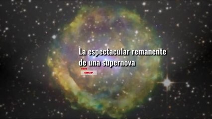 El espectacular remanente de una supernova