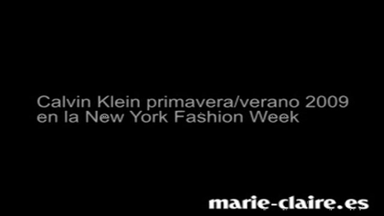 Desfile Calvin Klein primavera/verano 2009 Nueva York Fashion Week