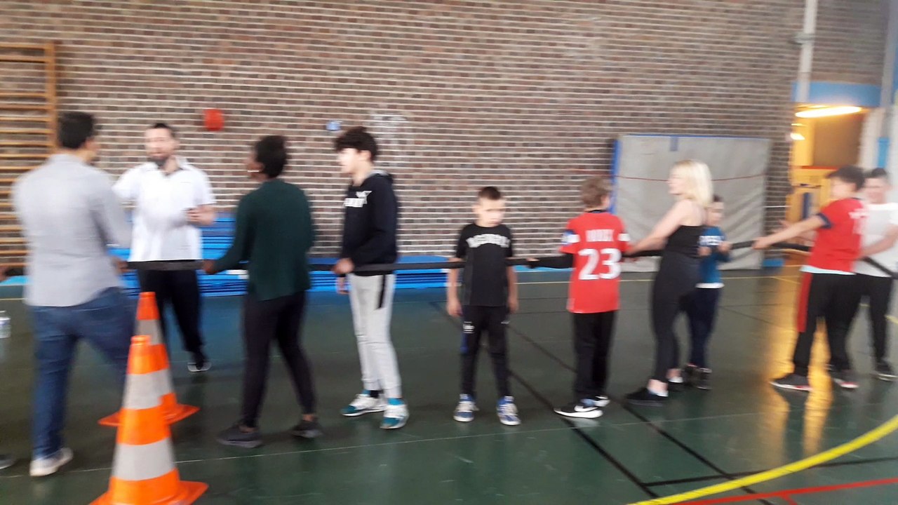 STAGE INITIATION BOXE EDUCATIVE AVEC LES ENFANTS DE L'ITEP ROUBAIX