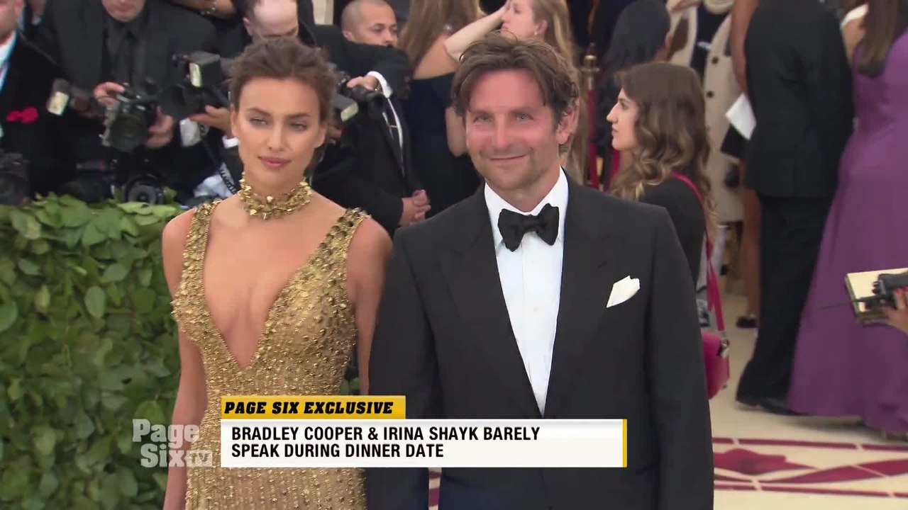 A star is ... bored? Spies told us that #BradleyCooper and #IrinaShayk looked less than thrilled at a recent dinner date, but we know what's really going on between the couple! #PageSixTV