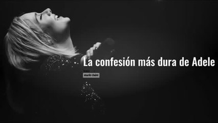 la confesion mas dura de adele
