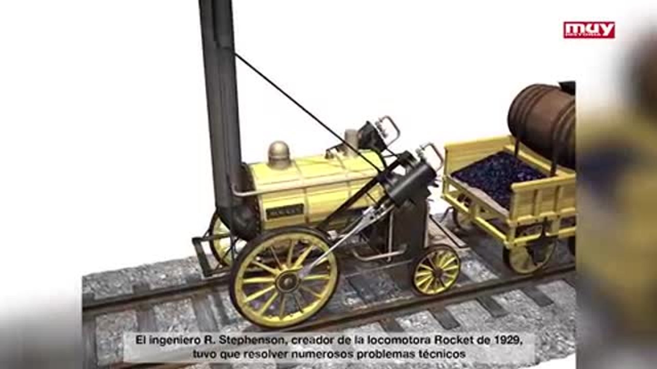 Reconstrucción de una locomotora de vapor