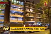 Ana Herz y Pier Figari fueron detenidos y allanan sus viviendas