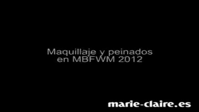 Maquillaje y peinados en MBFWM 2012