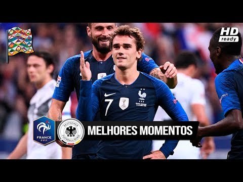 França 2 x 1 Alemanha - Melhores Momentos e Gols (HD COMPLETO) 16/10/2018