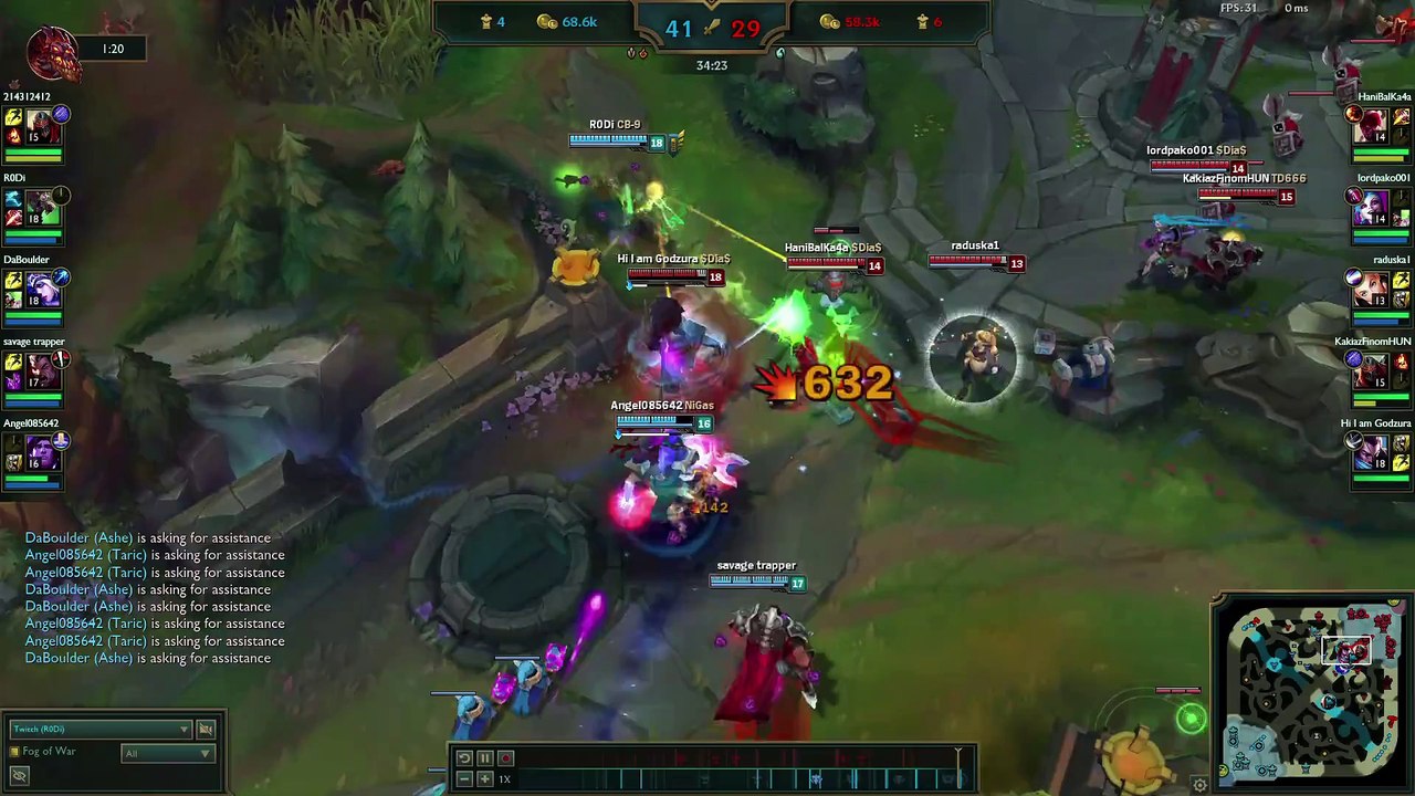 rodi twitch penta kill