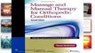 Library  Massage and Manual Therapy for Orthopedic Conditions (Lww Massage Therapy   Bodywork