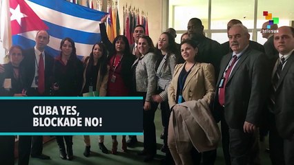 Cuba Yes, blockade No!