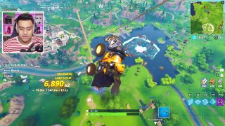 7193m JUMP ACROSS MAP *WORLD RECORD* WITH QUAD CRASHER  In Fortnite Battle Royale