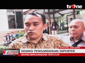 Pelaku Pengeroyokan Suporter Jalani Persidangan