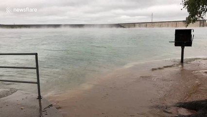 Park in Austin, Texas floods as heavy rains inundate parts of Central Texas