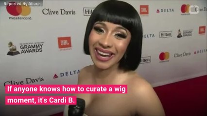 Cardi B Brushes Hair With Plastic Fork