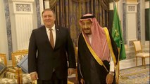 Secretary Of State Mike Pompeo Meets With King Salman Of Saudi Arabia To Talk About Murdered Reporter