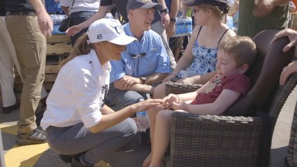 President And First Lady In Georgia And Florida Meeting With Hurricane Victims