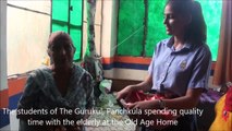 The Gurukulites visit the Old Age Home to celebrate Grandparents Day