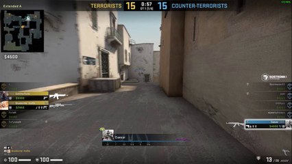 Opponents gift 2 rounds in OT [2 1v3's from same match] with comms